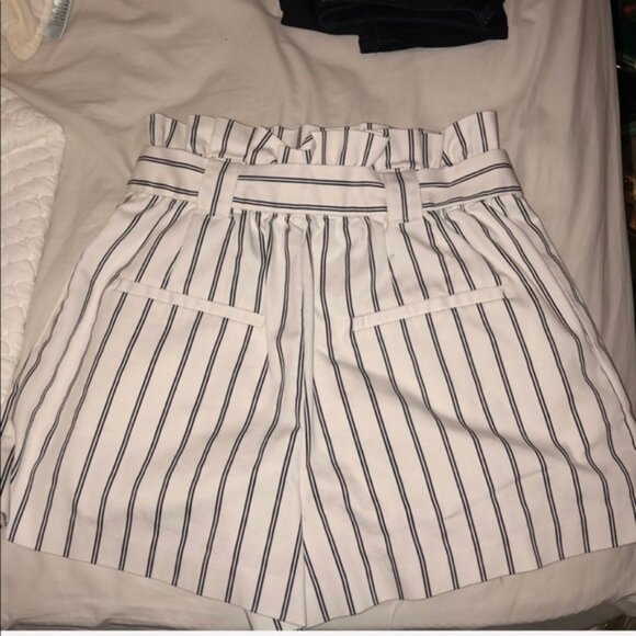 Zara TRF Striped Belted Shorts - Picture 2 of 3